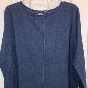 Blue pullover sweater